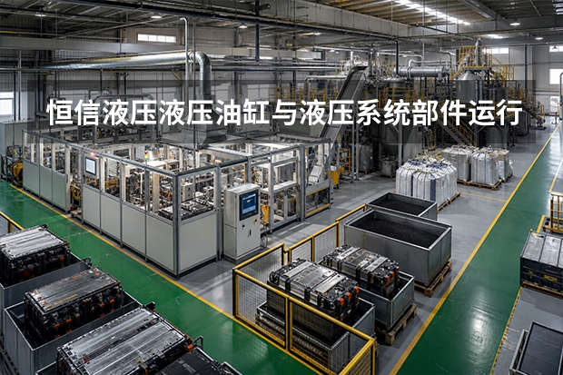 恒信液压液压油缸与液压系统部件运行成本从哪看