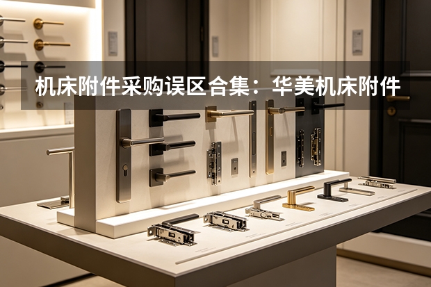 机床附件采购误区合集：华美机床附件视角