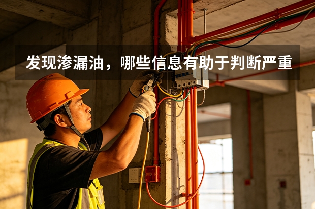发现渗漏油，哪些信息有助于判断严重程度？