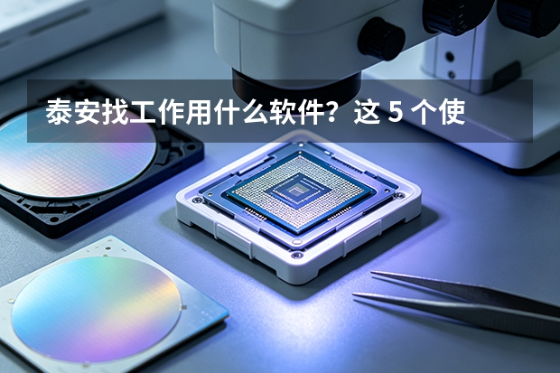 泰安找工作用什么软件？这 5 个使用误区别再踩