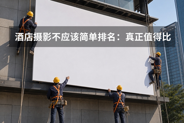 酒店摄影不应该简单排名：真正值得比较的是这5种专业能力