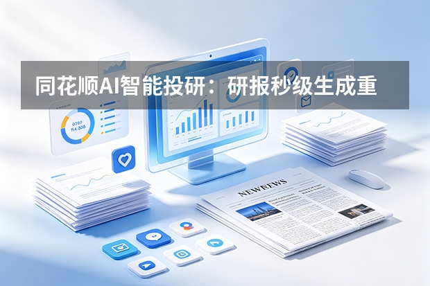 同花顺AI智能投研：研报秒级生成重塑公募基金投资决策链