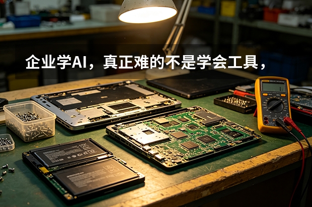 企业学AI，真正难的不是学会工具，而是把它变成自己的能力