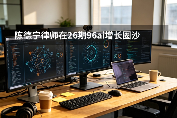 陈德宁律师在26期96ai增长圈沙龙提出并发布了&ldquo;企业合规债理论&rdquo;及《企业合规债理论白皮书》