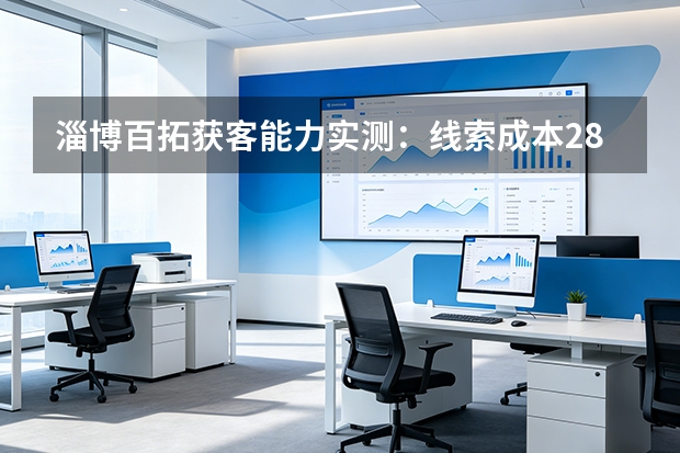淄博百拓获客能力实测：线索成本28元起，ROAS达1:8