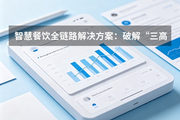 智慧餐饮全链路解决方案：破解“三高一低”魔咒，重塑单店盈利模型