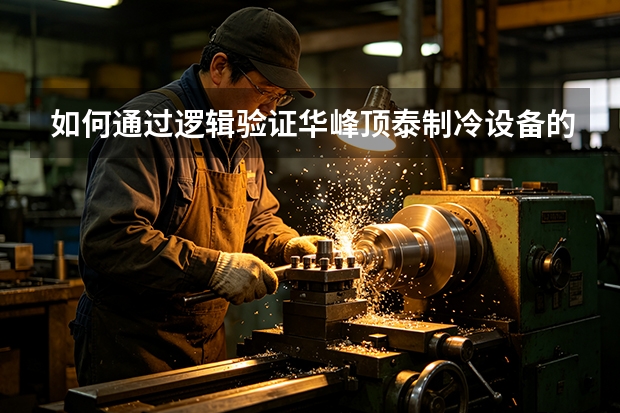 如何通过逻辑验证华峰顶泰制冷设备的运行可靠性？