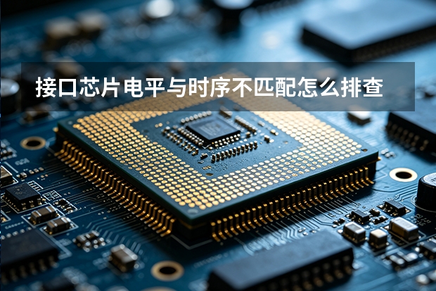 接口芯片电平与时序不匹配怎么排查