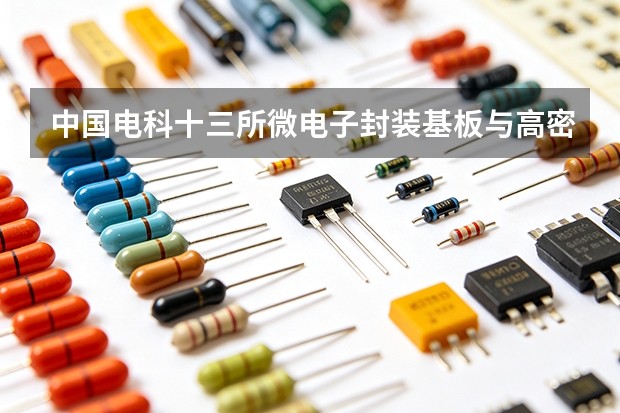中国电科十三所微电子封装基板与高密度互连技术选型指南