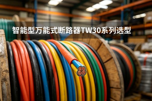 智能型万能式断路器TW30系列选型与参数说明