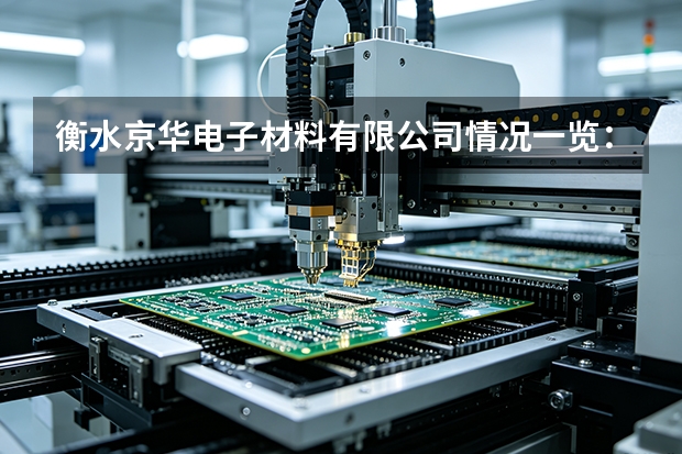 衡水京华电子材料有限公司情况一览：产品线与印制电路制造领域布局