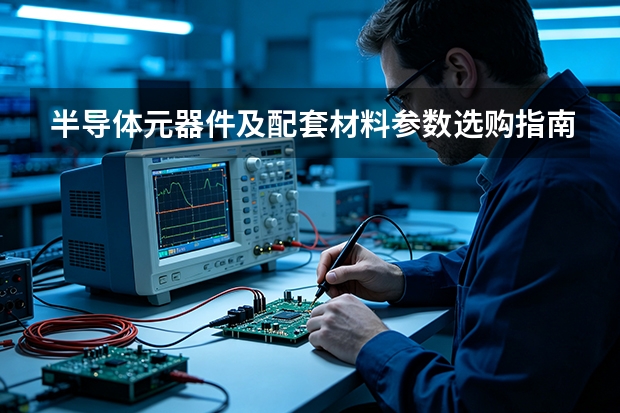 半导体元器件及配套材料参数选购指南：冀唐半导体产品方向梳理