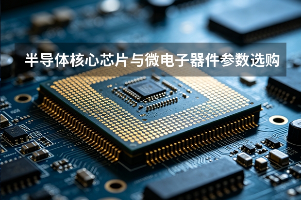 半导体核心芯片与微电子器件参数选购指南：新华北集成电路产品方向梳理